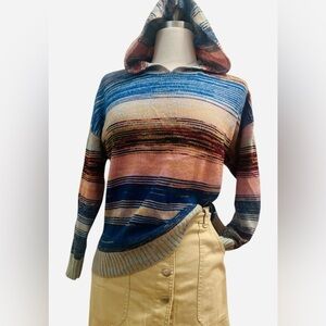 OVLA multicolored hooded sweater